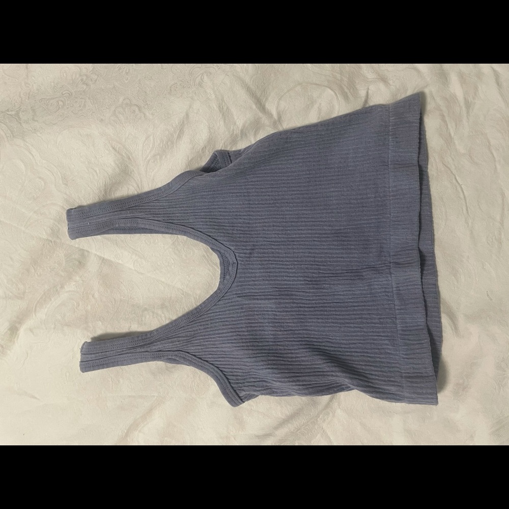 purple tank/ crop top